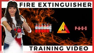 Free Fire Extinguisher Training Video  OSHA  Updated for 2023 [upl. by Zebada]