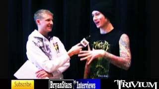 Trivium Interview Matt Heafy All Hope Is Gone Tour 2009 [upl. by Balfour982]