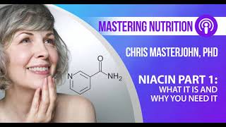 Niacin Part 1 What It Is and Why You Need It  Mastering Nutrition 60 [upl. by Ellehcan841]