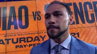 KEITH THURMAN REVEALS HOW MANNY PACQUIAO HITS YOUR TWICE AT THE SMAE TIME ESNEWS BOXING [upl. by Maxwell]