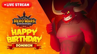 Happy Birthday Dominion LIVE STREAM  Hero Wars [upl. by Gambrell992]