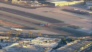 Near miss on runway at San Diego International Airport [upl. by Annaierb]