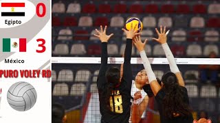 Egipto vs México Campeonato Mundial Femenino Sub 17 De Voleibol FIVB Perú 2024🏐PURO VOLEY RD [upl. by Worra]