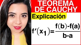 TEOREMA de Cauchy EXPLICACIÓN e INTERPRETACIÓN GEOMÉTRICA [upl. by Claudine623]