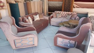 ديكورات الصالون افرشة صالونات مغربية عصرية salon marocain tour [upl. by Petronia]