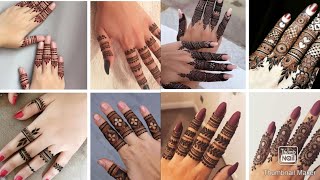 Finger mehndi designstylish finger mehndi design [upl. by Entwistle257]