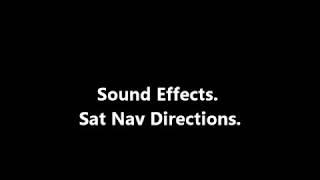 JAB Sound Effects 37 Sat Nav Directions [upl. by Anahgem]