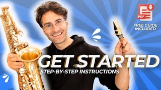 The Complete Saxophone Lesson for Total Beginners includes free PDF guide [upl. by Anaerdna]