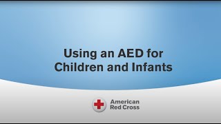 How to use an AED on Children and Infants [upl. by Bonnice]