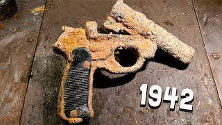 German WW2 GUN Perfect Restoration  FIRE TEST [upl. by Nedi]