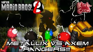 13 SemiSuper Metallix VS Axem Rangers X  KirbCrew [upl. by Toomay]