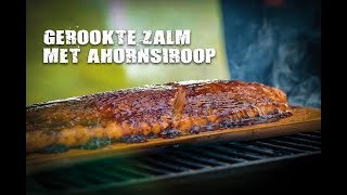 Gerookte zalm met ahornsiroop  FireampFood TV [upl. by Nord]