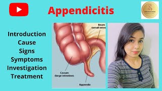 Appendicitis in Hindi cause sign symptoms investigation treatment Learn with Dr Shipra [upl. by Yedoc]