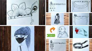 11 Easy Drawing IdeasPencil Sketch TutorialsPencil DrawingArt saanviuniqueartandcraft7550 [upl. by Inama]