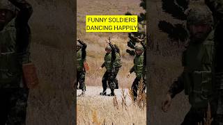 FUNNY SOLDIERS DANCING HAPPILY viralshorts [upl. by Aleibarg243]