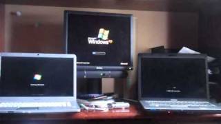 windows 7 vs windows vista vs windows xp boot up test [upl. by Kcirrek]