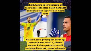 Emil Audero di cemooh suporter dan media Italia [upl. by Lotsyrc]