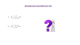 Integrales racionales II cuando el grado del numerador es menor y hay raíces múltiples [upl. by Onifled]