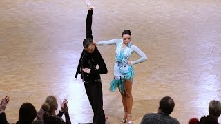 Artyom Liaskovsky  Ksenia Zaputriaeva ISR  Diamond Cup Antwerp 2018  WO LAT  solo PD [upl. by Anehs383]