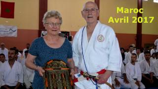 AIKIBUDO MAROC AVRIL 2017 AVEC SENSEI ALAIN FLOQUET [upl. by Eadmund]