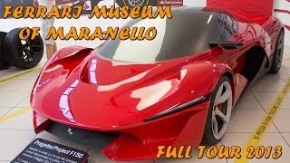 FERRARI MUSEUM OF MARANELLO  Full tour LaFerrari Enzo F40 etc   2014 HQ [upl. by Carr857]