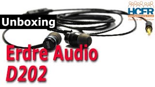 Unboxing Erdre Audio D202  Ecouteurs Intra [upl. by Sutphin]