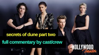 A Full Commentary amp Secrets on Dune Part Two  Timothee Chalamet Zendaya Austin Butler Tell All [upl. by Ithaman]