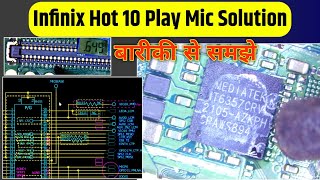 Infinix Hot 10 Play Mic Solution  All Android Phone Mic Section Deep Knowledge [upl. by Ellenuahs24]