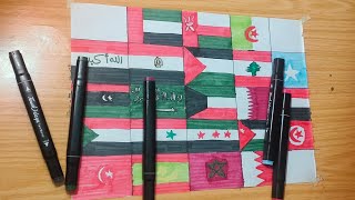 quot بثًا مباشرًا رسمت أعلام الدول العربية كلها 💪💪💪😁🥰🥰❤️❤️shortvideo shorts youtubeshorts [upl. by Losiram]