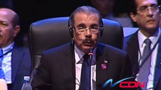 Danilo Medina y su enérgico pronunciamiento en CELAC [upl. by Madriene]