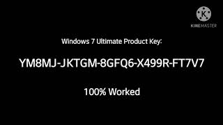 100 Worked Windows 7 Ultimate Product Key [upl. by Colet]