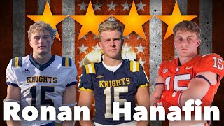 Best Athlete in Massachusetts Ronan Hanafin Highlights Reaction Clemson Football Recruiting [upl. by Nennerb]