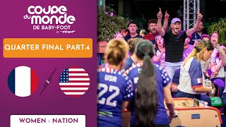 2022 ITSF World Cup  Nation Women Quarter Final  USA 🇺🇲 vs FRANCE 🇫🇷  Part 4 [upl. by Sidon311]