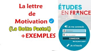 Lettre de Motivation Campus France [upl. by Poore]