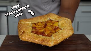 Peach Galette The PERFECT Summer Dessert [upl. by Neehsuan]