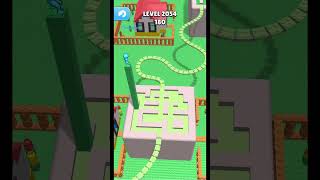 Gameplay top mobile games Relaxing n satisfying game iOSANDROID Stacky Dash shorts Level 2054 [upl. by Ettener]