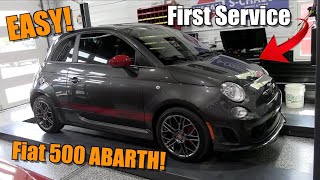 My 2015 Fiat 500 ABARTH Gets Its First Big Service [upl. by Frederique702]