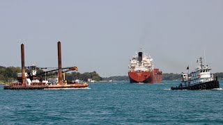 TugBarge John Francis And Norman G [upl. by Ogata]