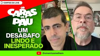 UM DESABAFO LINDO E INESPERADO CORTE 2 DA LIVE COM LEANDRO HASSUM E EQUIPE omarciusmelhem [upl. by Cypro]