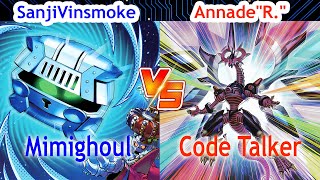 Mimighoul Fiendsmith Vs Code Talker  SanjiVinsmoke Vs AnnadequotRquot  High Rated  Dueling Book [upl. by Renae]