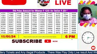 dear lottery live 6PM 8PM Lottery live result today 15052024 nagaland lottery live [upl. by Sihtam]