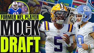 2024 NFL Mock Draft How The ENTIRE FirstRound Will Play Out  CBS Sports [upl. by Atoked]