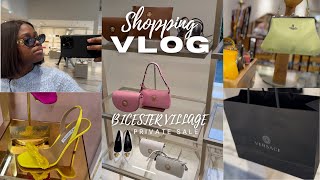 UP TO  60 SALE AT BICESTER VILLAGE LUXERY SHOPPING VLOG  VERSACE BALMAIN  AQUAZZURA  MCQUEEN [upl. by Hulton]