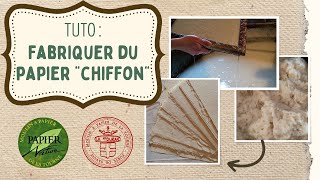 Fabriquer du Papier quotchiffonquot artisanal à la maison  Tuto DIY en 10 étapes [upl. by Aivekal291]