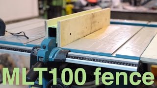 Improving Makita table saw  rock solid fence [upl. by Aivatal247]