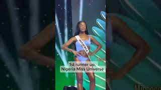 1st runner up Miss Universe missuniverse nigeria [upl. by Quenna]