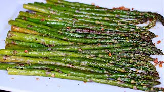 Garlic Roasted Asparagus  How to Roast Perfect Asparagus [upl. by Enair]