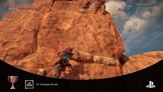 Horizon Zero Dawn Remastered All Vantages Found Trophy PS5 [upl. by Naerad]