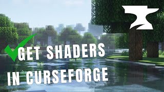 How to get shaders in CurseForge I 2024 Tutorial [upl. by Aerbma722]