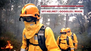 Wildland Fire Helmet Goggle and Mask vft  Vallfirest [upl. by Porche]